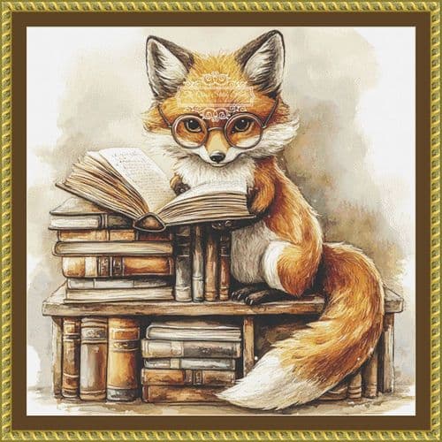 The Cross Stitch Studio Foxtales printed cross stitch chart