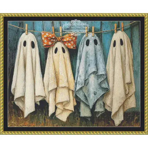 The Cross Stitch Studio Just Hanging Out  printed cross stitch chart