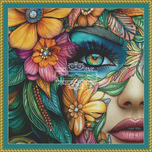 The Cross Stitch Studio Miss Mai printed cross stitch chart
