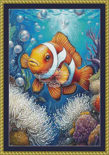 The Cross Stitch Studio Nemo printed cross stitch chart
