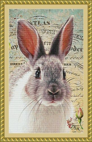 The Cross Stitch Studio Rosebun Crop Mini printed cross stitch chart