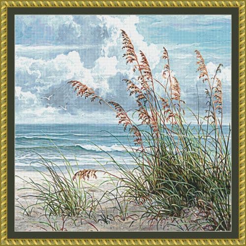 The Cross Stitch Studio Summer Breeze Crop printed cross stitch chart