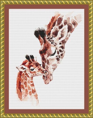 The Cross Stitch Studio The Long and Short of It Mini printed cross stitch chart