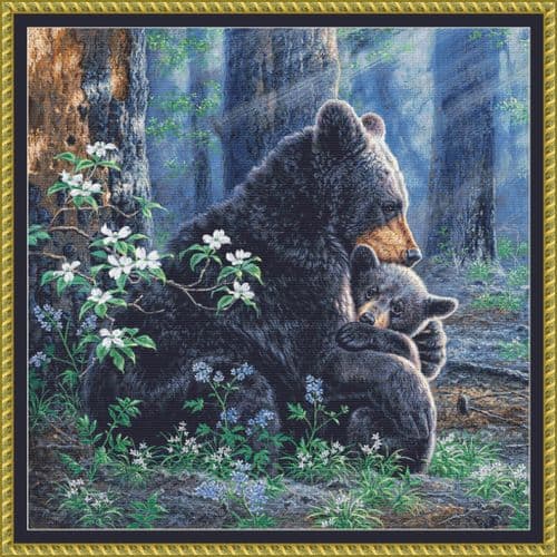 The Cross Stitch Studio We're Alright Crop 1 printed cross stitch chart