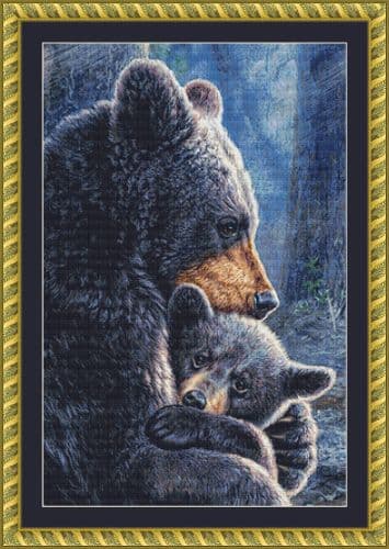 The Cross Stitch Studio We're Alright Crop 2 printed cross stitch chart