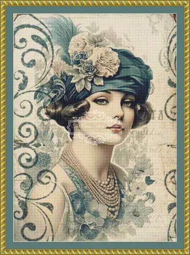 The Cross Stitch Studio Zelda printed cross stitch chart