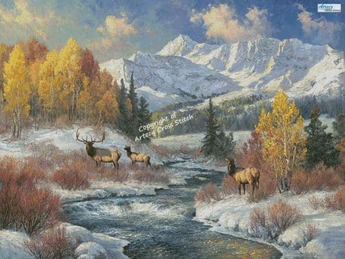 The Early Snow (Large) by Artecy printed cross stitch chart