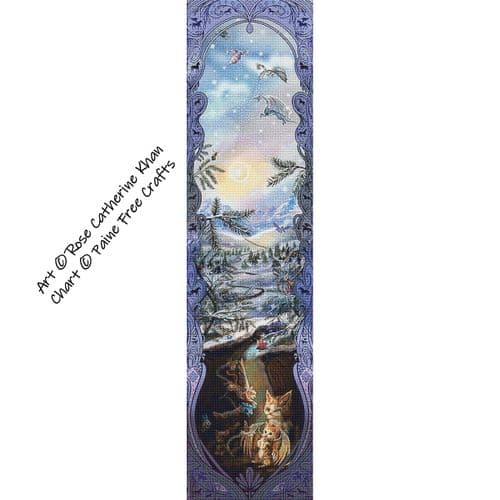 The Six Portals: Winter Peace by Paine Free Crafts printed cross stitch chart