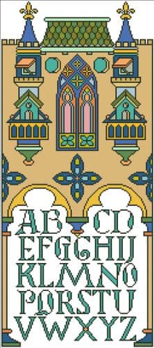 Titus Arch by Arelate Studio cross stitch chart