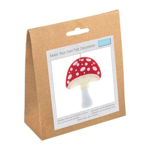 Toadstool Felt Decoration Kit
