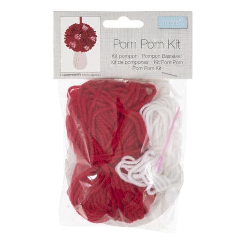 Toadstool Pom Pom Decoration Kit
