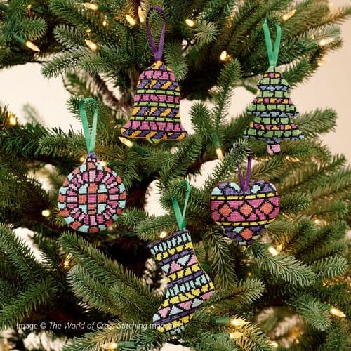 Tree Decorations Mosaic Magic WOXS Issue 314 Christmas 2021 project pack