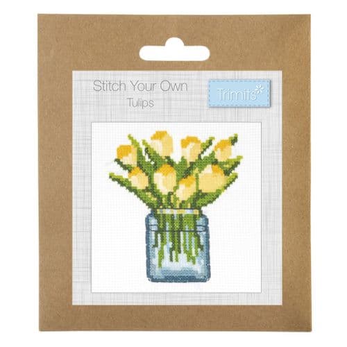 Tulips Mini cross stitch kit