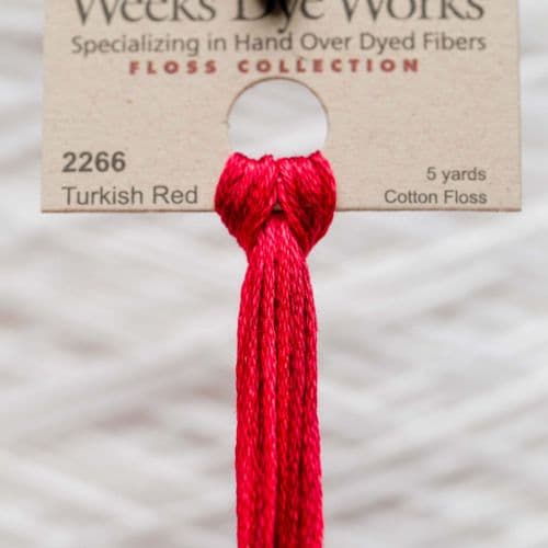Turkish Red 2266 Weeks Dye Works thread