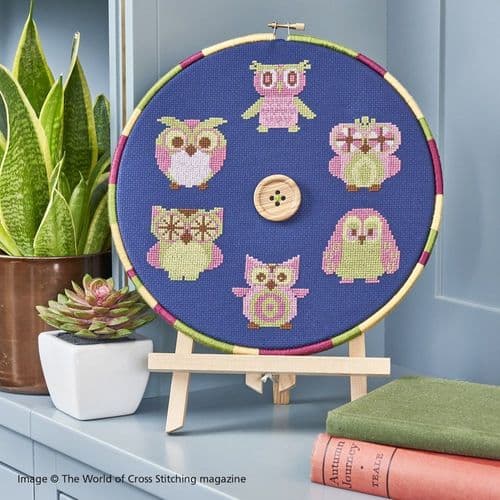 Twit Twoo Owls Hoop WOXS Issue 350 project pack