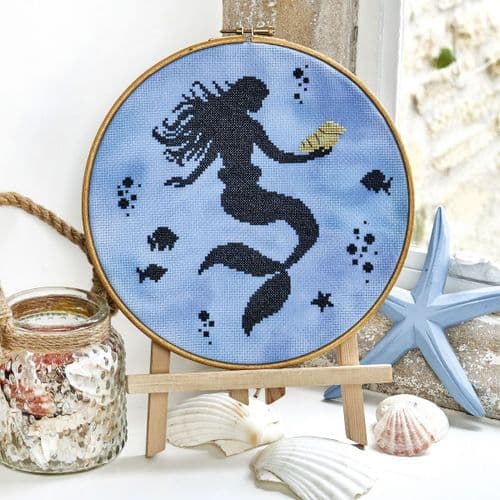 Under the Sea Mermaid Hoop WOXS Issue 349 project pack