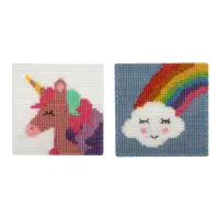Unicorn & Cloud My First Cross Stitch Kit