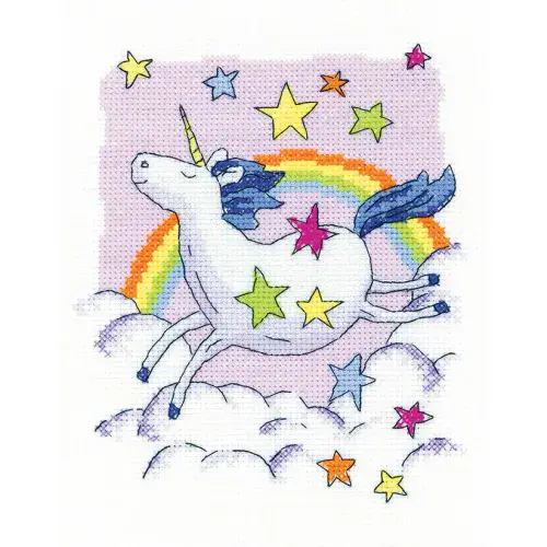 Unicorn cross stitch chart - Karen Carter Collection