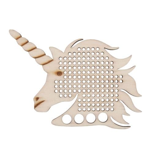 Unicorn embroidery skein floss holder