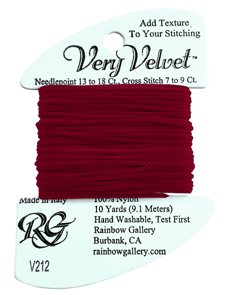 V212 Cherry Red Very Velvet thread