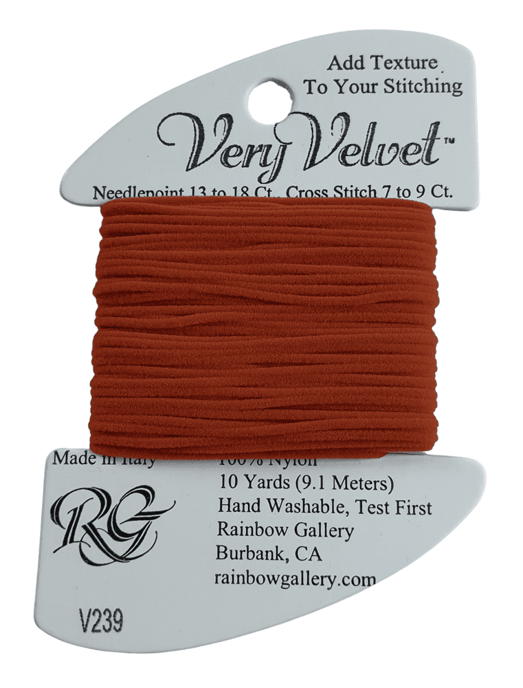 V239 Dark Terracotta Very Velvet thread