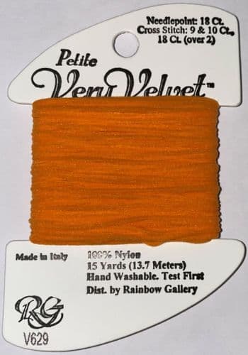 V629 Orange Petite Very Velvet thread