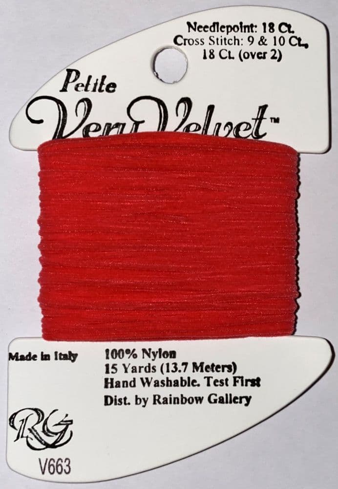 V663 Coral Petite Very Velvet thread