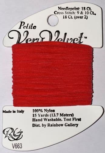 V663 Coral Petite Very Velvet thread