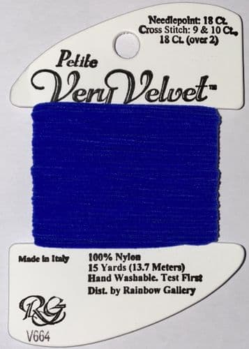 V664 Indigo Blue Petite Very Velvet thread