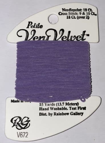 V672 Medium Violet Petite Very Velvet thread
