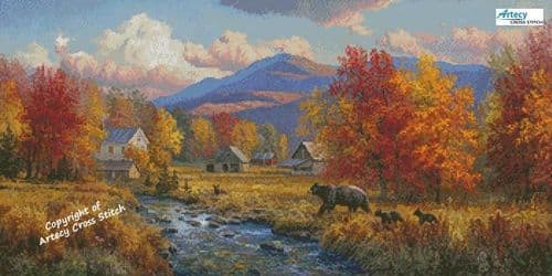 Valley of Colors by Artecy printed cross stitch chart