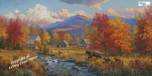 Valley of Colors (Large) by Artecy printed cross stitch chart