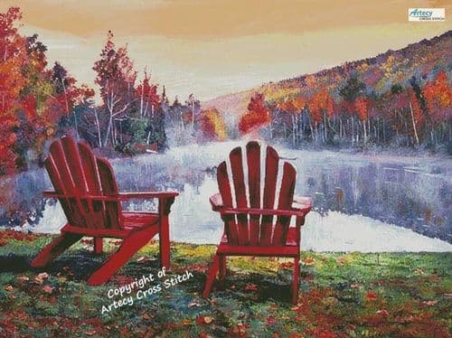 Vermont Romance (Large) by Artecy printed cross stitch chart