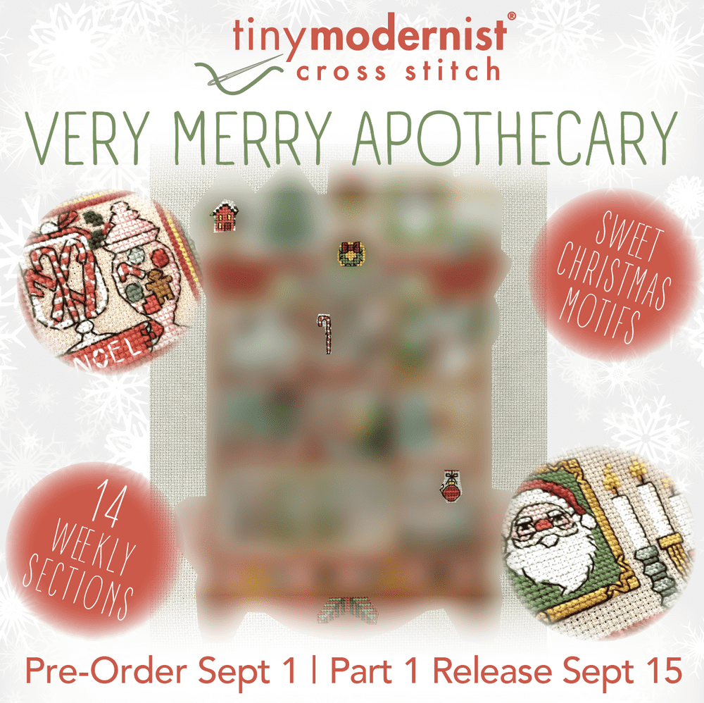 Very Merry Apothecary SAL from Tiny Modernist Project Pack