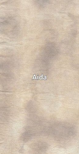 Vintage Gold Aida hand dyed by Fabrics by CraftiKate