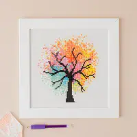 Watercolour Tree by Meloca Designs Diamond Painting Kit