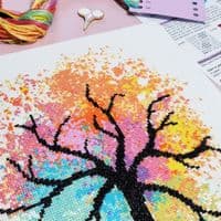Watercolour Tree by Meloca Designs printed cross stitch chart