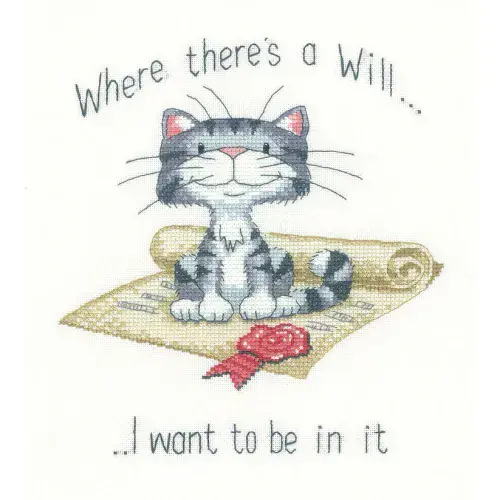 Where There's a Will cross stitch chart - Peter Underhill
