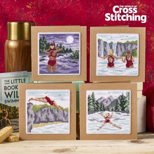Wild Swimming Cards WOXS Issue 373 project pack