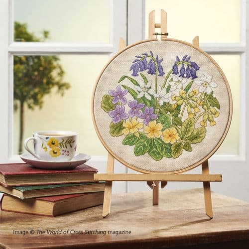 Wildflowers Hoop WOXS Issue 318 2022 project pack