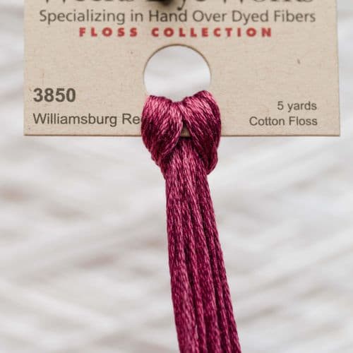 Williamsburg Red 3850 Weeks Dye Works thread