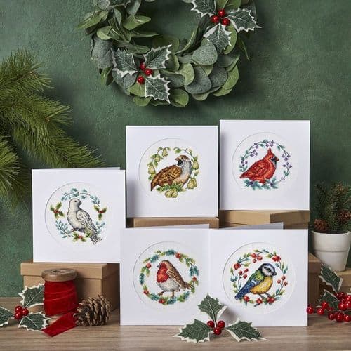 Winter Birds Cards WOXS Issue 351 project pack