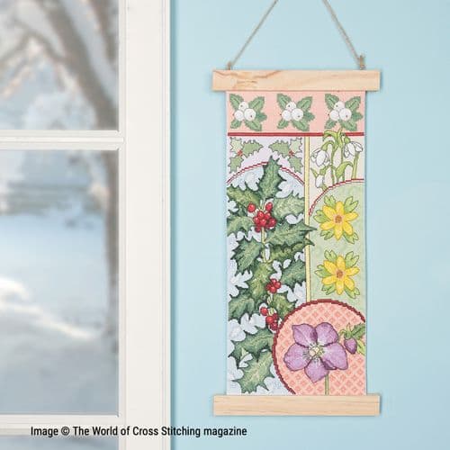 Winter Florals WOXS Issue 328 project pack