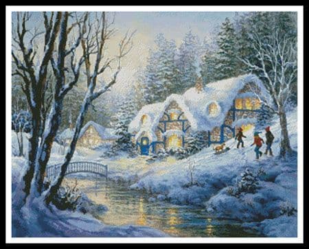 Winter Frolic by Artecy printed cross stitch chart