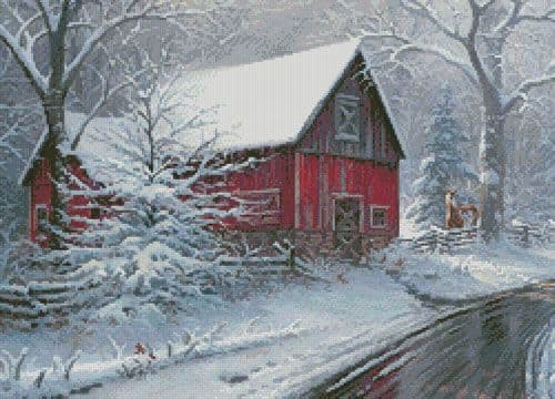 Winter Magic (Crop) by Artecy printed cross stitch chart