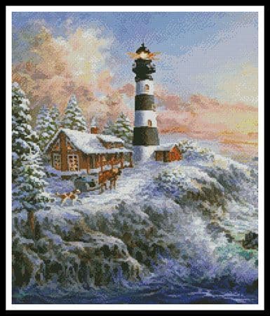 Winter Majesty (Crop) by Artecy printed cross stitch chart