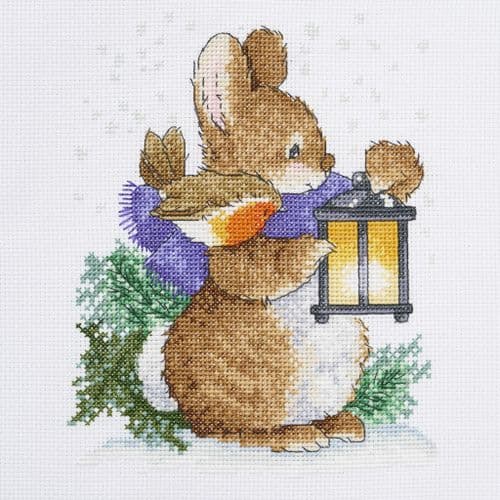 Winter Rabbit Calendar WOXS Issue 365 project pack