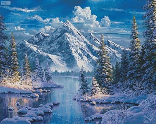 Winter Solace (Large) by Artecy printed cross stitch chart