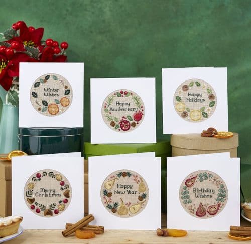 Winter Wreath Cards WOXS Issue 365 project pack