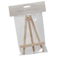 Wooden Easel: 10 x 16cm: Natural